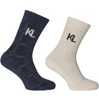 Produktbild von Kingsland KLAshley Socken 2er Pack Beige Blau Braun Größe 38/40 aus Polyester und Elasthan