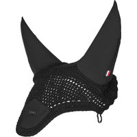 Produktbild von Kingsland KLAudrey gehäkelte Fliegenhaube für Pferde Schwarz Größe Full