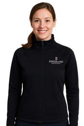 Produktbild von Kingsland KLClassic Trainingsjacke für Damen aus Fleece in Navy Blau