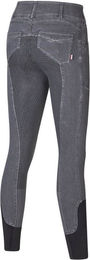 Produktbild von Kingsland KLKayce H Shape FGrip Denim Reithose Damen Grau Baumwolle Größe 32