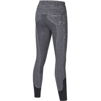 Produktbild von Kingsland KLKayce H Shape FGrip Denim Reithose Damen Grau Baumwolle Größe 36
