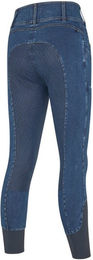 Produktbild von Kingsland KLKayce Reithose für Damen in H-Form mit FullGrip aus Denim Blau Größe 42