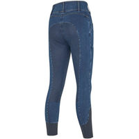 Produktbild von Kingsland KLKayce Reithose für Damen in H-Form mit FullGrip aus Denim Blau Größe 42