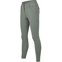 Produktbild von Kingsland KLKimi Breeches Reithose für Damen in A-Form mit F-Grip Green Agave Größe 34