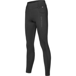 Kingsland KLKristin PullUp Vollgrip Reithose Damen Winter Schwarz Größe 40 – Bild 1 von 7