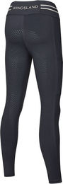 Kingsland KLLaura Reitleggings für Damen mit Full Grip in Schwarz oder Blau Größe XS – Bild 1 von 3