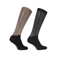 Produktbild von Kingsland KLLea Turniersocken mit Glitzer 2er Pack aus Baumwolle bunt