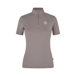 Kingsland KLLoretta Reitshirt Damen aus Polyester für den Sommer in Braun oder Grau – Bild 1 von 2