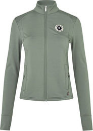 Kingsland KLLucy Mikrofleece Damen mit durchgehendem Reißverschluss Green Agave Größe XS – Bild 1 von 8