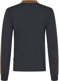 Kingsland KLMarco Piqué Reitshirt Herren Langarm Blau XS – Bild 1 von 4