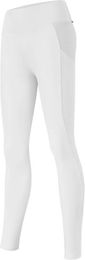 Produktbild von Kingsland KLMega Vollgrip Turnier Reitleggings Damen Weiß XL