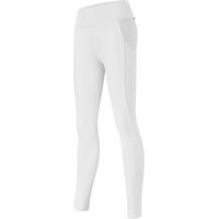 Produktbild von Kingsland KLMega Vollgrip Turnier Reitleggings Damen Weiß XL