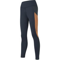 Produktbild von Kingsland KLMegan Vollgrip Winter Reitleggings Damen Nylon Schwarz Beige XL