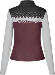 Kingsland KLMika Reitshirt Damen aus Polyester in Blau oder Grau – Bild 1 von 2