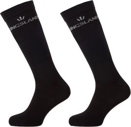 Kingsland KLMona Show Socks Socken aus Baumwolle 2er-Pack Schwarz – Bild 1 von 1