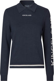 Kingsland KLNalin Ladies Knitted Polo Shirt Damen Blau – Bild 1 von 2