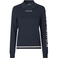 Produktbild von Kingsland KLNalin Ladies Knitted Polo Shirt Damen Blau