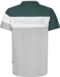 Kingsland KLNasim Reitshirt Pique Polo Shirt für Herren in Blau oder Grau – Bild 1 von 3