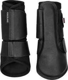 Produktbild von Kingsland KLNexus Mesh Gamaschen aus Kunstleder in Braun oder Schwarz Größe M