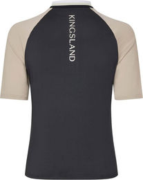 Produktbild von Kingsland KLNisha Ladies Training Top Reitshirt Damen Schwarz Beige XS
