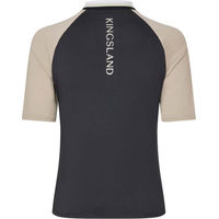 Produktbild von Kingsland KLNisha Ladies Training Top Reitshirt Damen Schwarz Beige XS