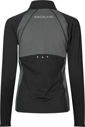 Kingsland KLValli Trainingsshirt Damen Reitshirt Schwarz XL aus Polyester – Bild 1 von 4