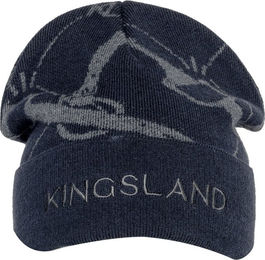Kingsland KLVea Mütze Damen Blau aus Wolle für den Winter – Bild 1 von 1