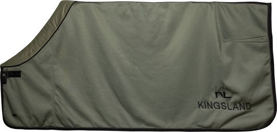 Kingsland KLVigga Velvet Fleecedecke für Pferde Grün 155 cm – Bild 1 von 2