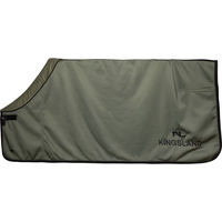 Produktbild von Kingsland KLVigga Velvet Fleecedecke für Pferde Grün 155 cm