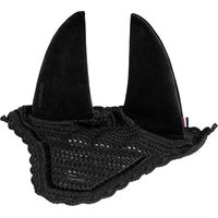 Produktbild von Kingsland KLVigga Velvet Fliegenohren aus Velours in Schwarz für Vollblut/VB