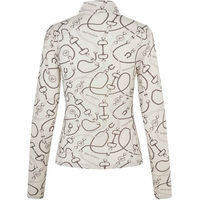 Produktbild von Kingsland Larissa Damen Reitshirt aus Mesh für den Sommer in Grau oder Beige