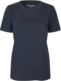 Produktbild von Kingsland Nadia Reitshirt für Damen aus Baumwolle Blau XL