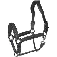 Produktbild von Kingsland Neville Lederhalfter für Pferde in Schwarz Größe Pony