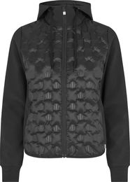Produktbild von Kingsland Nova Hybrid-Reitjacke für Damen in Schwarz Größe S wasserabweisend