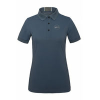 Produktbild von Kingsland Poloshirt Brinlee Damen Reitshirt Blau Sommer