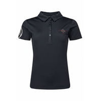 Produktbild von Kingsland Poloshirt KLBellarosa Reitshirt Navy Blau aus Polyester