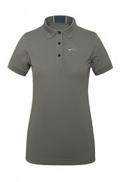 Produktbild von Kingsland Poloshirt KLBrinlee Reitshirt für Damen in Grey Thundercloud Grau Sommer