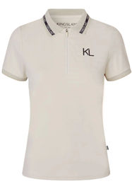 Produktbild von Kingsland Poloshirt KLNaira Rainy Day Reitshirt für Damen in Beige