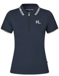 Produktbild von Kingsland Poloshirt KLNaira Reitshirt für Damen in Navy Blau
