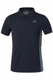 Produktbild von Kingsland Poloshirt Reitshirt für Herren in Navy Blau