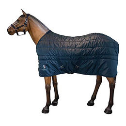 Kingsland Primary Stable Rug Stalldecke für Pferde in Navy Blau Größe 135 - 200 g – Bild 1 von 2