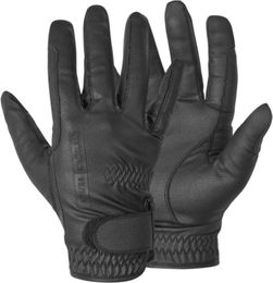 Produktbild von Kingsland Reithandschuhe EQUES KL Mandal Sommer Kunstleder Schwarz Unisex Größe 6,5