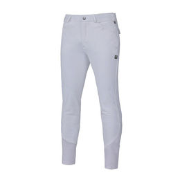 Produktbild von Kingsland Reithose E-Tec Herren mit Kniegrip in Beige oder Weiß wasserabweisend