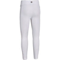 Produktbild von Kingsland Reithose für Kinder in Weiß mit Full Grip für ganzjähriges Reiten Größe 158-164