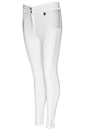 Produktbild von Kingsland Reithose KLKaya FullGrip für Damen in Weiß und Silber