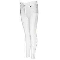 Produktbild von Kingsland Reithose KLKaya FullGrip für Damen in Weiß und Silber