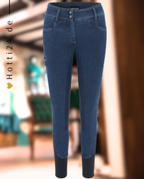 Produktbild von Kingsland Reithose KLKayce FullGrip Denim Blau