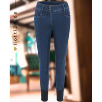 Produktbild von Kingsland Reithose KLKayce FullGrip Denim Blau