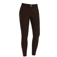 Produktbild von Kingsland Reithose KLKenya FullGrip für Damen in Braun Schwarz Coffee wasserabweisend