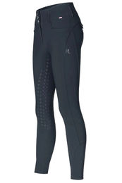 Produktbild von Kingsland Reithose KLKimi FullGrip A-Shape für Damen in Navy Blau wasserabweisend
